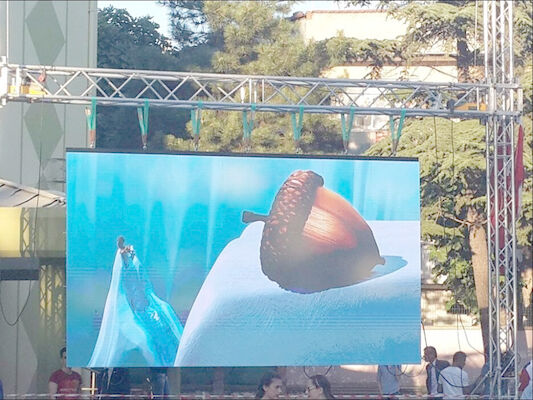 wodoodporny IP65 zewnętrzny P5 pełnokolorowy tło sceniczne wydarzenia Led Video Wall Screen