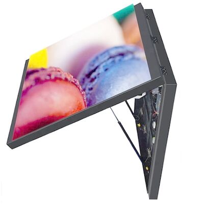 6mm Pixel Pitch Outdoor Full Color LED Display Bezprzewodowe sterowanie z przodu/z tyłu IP65/IP54 Żeliwna szafa 32,5kg Waga