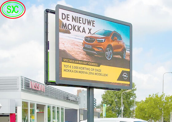 P6 P8 P10 Reklama zewnętrzna wodoodporna 960x960mm szafa Płytka LED stała LED panel LED reklamy komercyjnej wyświetlacz