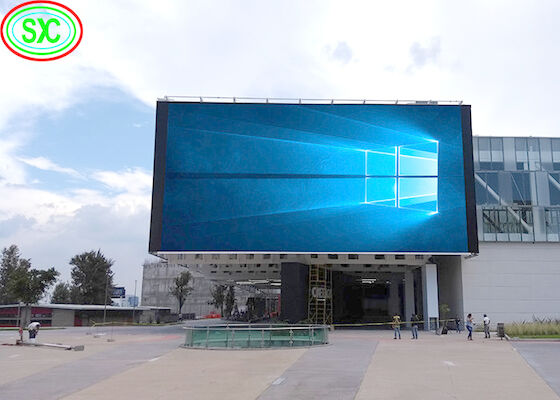 P6 P8 P10 Reklama zewnętrzna wodoodporna 960x960mm szafa Płytka LED stała LED panel LED reklamy komercyjnej wyświetlacz