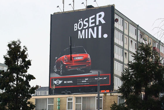 P10 Ekran reklamowy zewnętrzny LED 10 mm Pixel Pitch IP65 wodoodporny