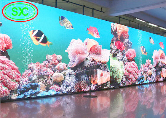 Produkt z pierwszej ręki, wypożyczalnia wnętrz HD, wyświetlacz LED P3.91 Moduł 250 * 250 mm