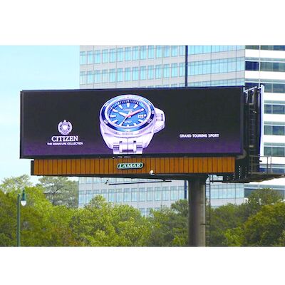 Reklama stadionu autostrady Wysoka jasność zewnętrzna pełnokolorowa P10 LED Panel ścienny z kolumną