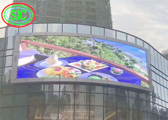 Kolorowy wyświetlacz LED SMD RGB P10 o wysokiej jasności do reklam zewnętrznych