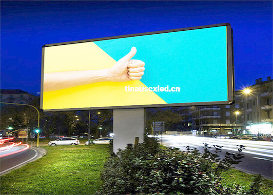 Wideo Duży ekran P10 pełnokolorowy zewnętrzny ekran reklamowy LED