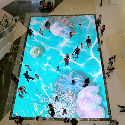 Zewnętrzny moduł SMD3535 Full Color LED Dance Floor 320mm X 160mm