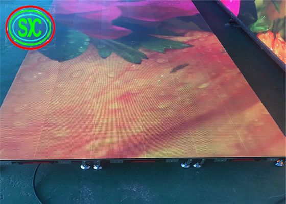 Dobra cena Anti-collision Indoor P6.25 Led Dance Floor dla Bar / KTV / Prom obsługuje więcej niż 500kg w Internecie