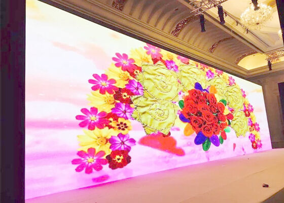 Wewnętrzny pełnokolorowy ekran LED HD P3 Stacjonarna instalacja LED Video Wall
