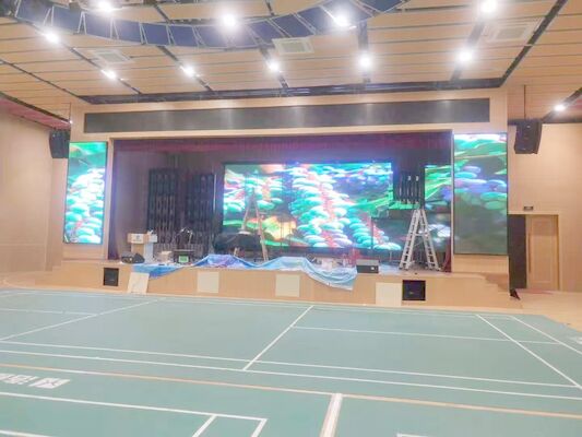 Wewnętrzny pełnokolorowy ekran LED HD P3 Stacjonarna instalacja LED Video Wall
