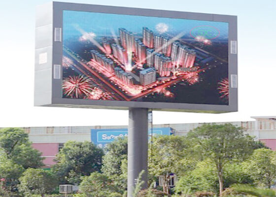 SMD IP65 Ekran LED zewnętrzny w pełnym kolorze P10 Budynek Reklama LED Billboard