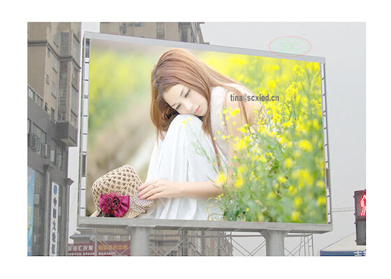 SMD IP65 Ekran LED zewnętrzny w pełnym kolorze P10 Budynek Reklama LED Billboard