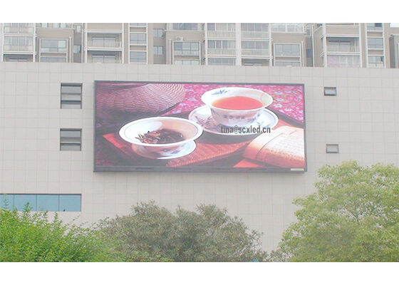 SMD IP65 Ekran LED zewnętrzny w pełnym kolorze P10 Budynek Reklama LED Billboard