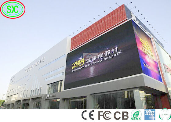 Pełnokolorowy 6000cd/M2 10mm Pixel Advertising Led Panel SMD3535 LED screen reklama zewnętrzna