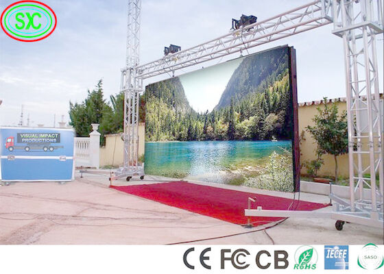 P2.5 szeroki kąt widzenia HD LED wodoodporny i bestynowotwórny billboard AC220V / 50H