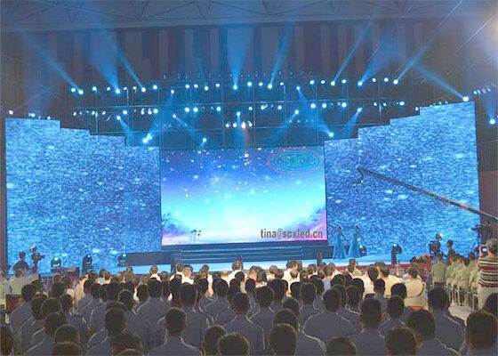 HD P2 Indoor Stage Background Led TV Studio Screen Led Video Wall Screen w pełnym kolorze