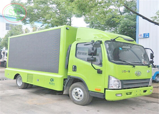 IP65 Video Digital Truck Mounted Led Display pełnobarwny 10mm Pixel Pitch