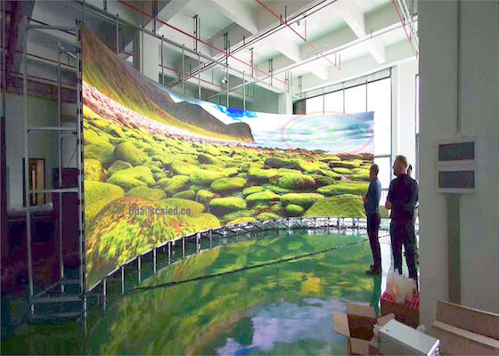 China Wysokiej Jakości Led Video Wall P3.91 Wewnętrzny Skrzyżowany Ekran Do Supermarketu