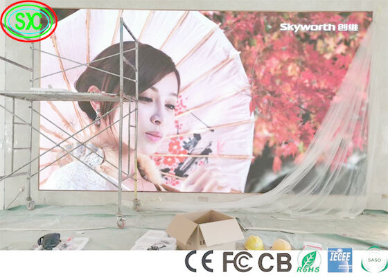 RS485 P2 P3 P4 SMD2121 Reklama LED Video Wall IECEE pełnokolorowy ekran LED LED