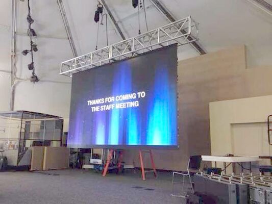 Wnętrze SMD2121 P5 Full Color Stage LED Die-Casting Aluminium Screen Steel Box Event LED Screen