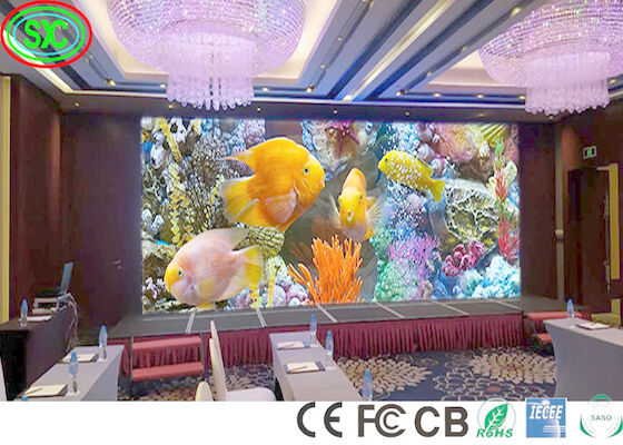 Wnętrze SMD2121 P5 Full Color Stage LED Die-Casting Aluminium Screen Steel Box Event LED Screen