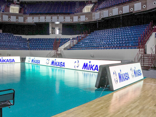 Wysokiej rozdzielczości stadion pełnobarwny ekran aluminiowy LED, wysokiej rozdzielczości 7500 cd / m2