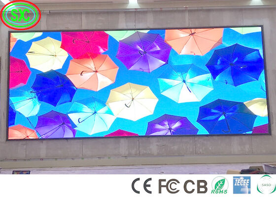 P4 Zewnętrzny pełnokolorowy ekran HD RGB LED Aluminiowy z odlewem 960*960MM