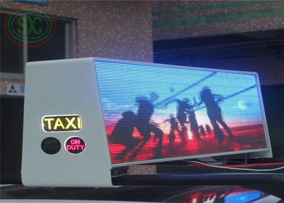 Dobra cena Wysoka jasność P5 o wysokiej jasności znak taksówki / ekran LED na dachu taksówki / wyświetlacz LED na górze taksówki w Internecie