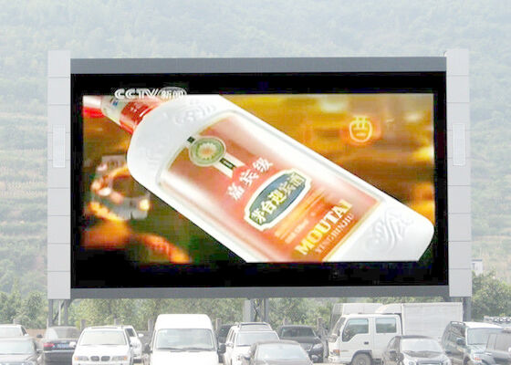 Górny ekran P31.25 DIP Outdoor Full Color LED Advertising Display 1R1G1B Wysoka jasność