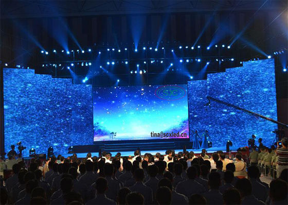 Dobra cena Wnętrze pełnobarwne P3.91 Led Video Display Screen Stage Background 500*1000mm dla wydarzenia w Internecie