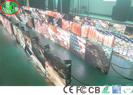 900cd/m2 SASO IECEE Led Screens P3.91 7056 Dots Stage LED Video Wall Led Screens