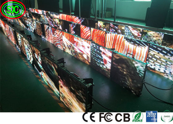 900cd/m2 SASO IECEE Led Screens P3.91 7056 Dots Stage LED Video Wall Led Screens