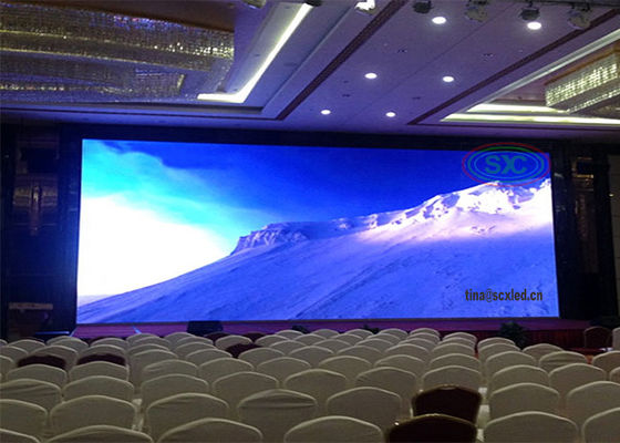 China Wysokiej jakości wnętrze pełnobarwne panele ścienne LED P3 LED do sali konferencyjnej
