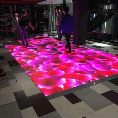 W pełni kolorowy Disco Night Club Mat Light Up Dance Floor P4.81 LED panely do wesela