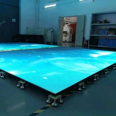 Wydarzenie imprezowe Wnętrze zewnętrzne Led Podłoga taneczna Ekran 500 * 1000mm Szafki pełnobarwne