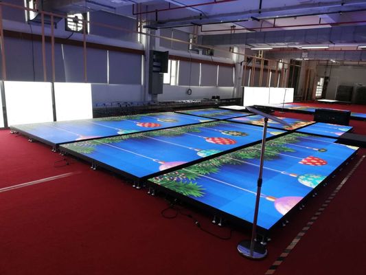 Dobra cena Wnętrze zewnętrzne 500x500mm RGB LED Dance Floor Z 4,81mm Pixel Pitch w Internecie