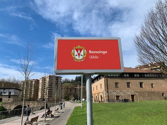 P6 Zewnętrzny billboard LED 192x192mm IP65 Wodoodporny Pełnokolorowy Wyświetlacz