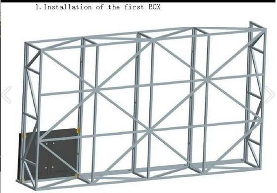 P10 Zewnętrzny billboard LED 50000cd/㎡ Jasność IP65 Wodoodporny
