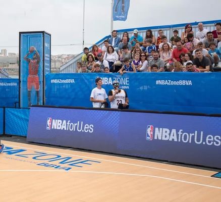 Sport Stadium Perimeter Wyświetlacz LED Tablica wyników P6 Z certyfikatem CE UL FCC CB, szafka 960 x 960 mm, jasność 6500