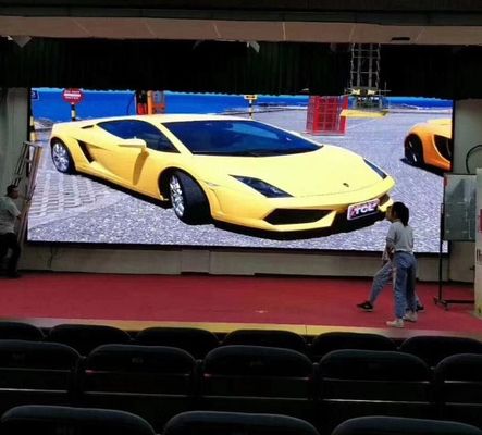 Wysoka jasność wnętrza w pełnym kolorze P3 LED Die-Cast Aluminium Stage Screen, 64 kropki x 64 kropki
