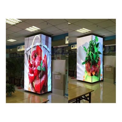 Wewnętrzne zewnętrzne 6 Stron Smd3535 2000nits Cube LED Video Wall P3.91mm Dla DJ Scene