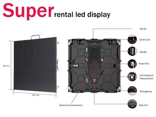 pełnokolorowy wyświetlacz HD Led Video Wall P3.91 Wydziałowy wodoodporny wysoka jasność Do wynajęcia wydarzeń