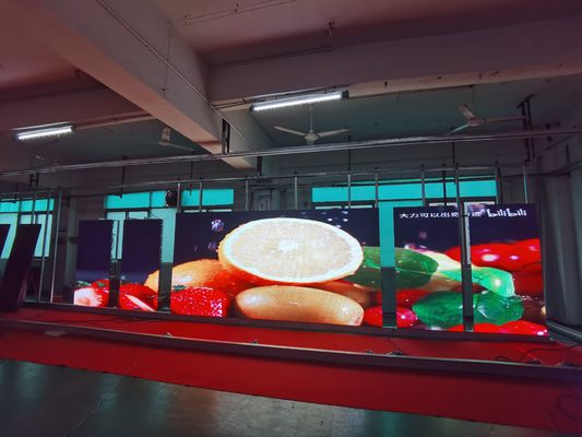 pełnokolorowy wyświetlacz HD Led Video Wall P3.91 Wydziałowy wodoodporny wysoka jasność Do wynajęcia wydarzeń
