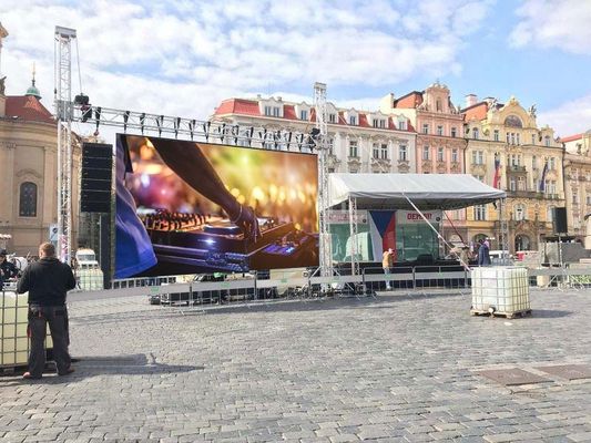 Bezgłusny ultra cienkie ściany wewnętrzne zewnętrzne P4 Wynajem LED Display Reklama 3 lata gwarancji
