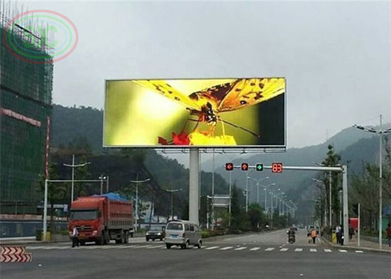 Dobra cena Naprawiono instalację P10 zewnętrzna, pełnokolorowa tablica reklamowa na ścianę, w Internecie