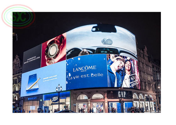 Ekran zewnętrzny P10 LED do reklamy w mediach