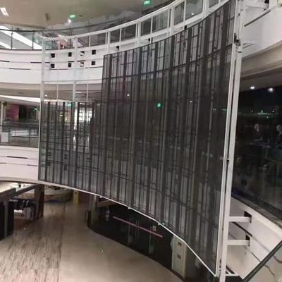Wewnętrzny sklep handlowy Winda Biżuteria Reklama P3.91 Przejrzysty ekran LED