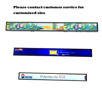 Nowy element Mały odstęp pikseli COB Ekran półkowy P1.87 Używany w supermarkecie/klubach/sklepach Wewnętrzny pasek LED Sig