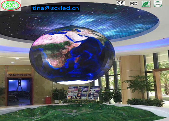 Dobra cena Woda odporna IP43 Sphere LED Screen napięcie DC5V dla centrów handlowych / wydarzeń w Internecie
