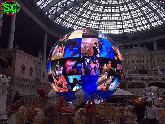 IP68 Sphere LED Display Screen z chipem Epistar dla wideo