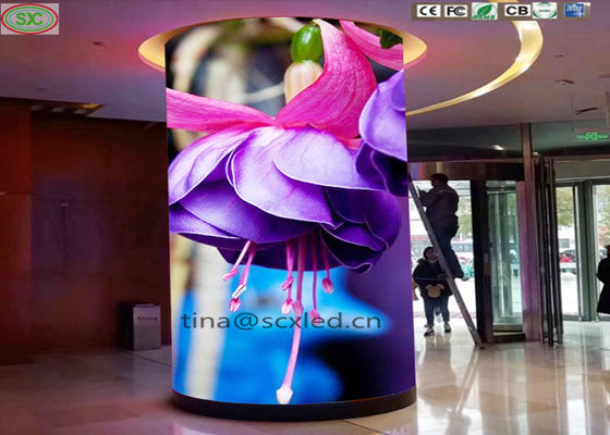 360° Zewnętrzny kolumny pełnobarwne Sfera LED wyświetlacz ekran Budynek billboard
